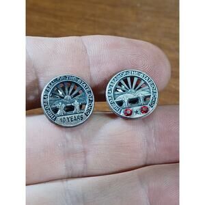 The Great Seal of the State of Ohio Lapel Pins Sterling 925 , 10 Years & 5 Year